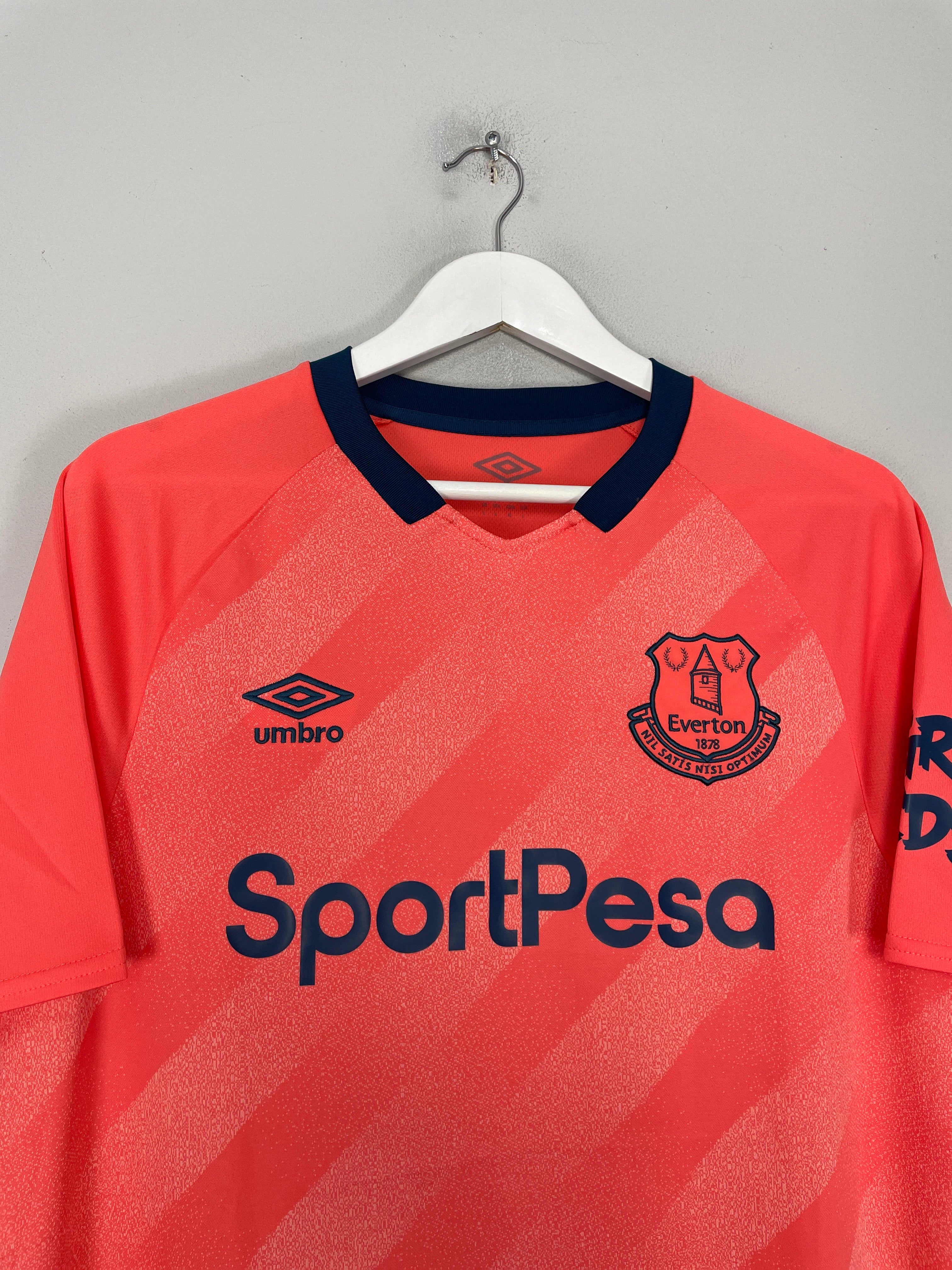 Shop 2019/20 EVERTON AWAY SHIRT (L) UMBRO, classic football shirts, vintage football shirts & retro soccer jerseys at Cult Kits