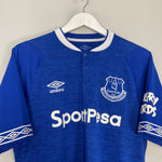 Shop 2018/19 EVERTON HOME SHIRT (L) UMBRO, classic football shirts, vintage football shirts & retro soccer jerseys at Cult Kits