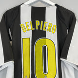 2004/05 JUVENTUS DEL PIERO #10 HOME SHIRT (L) NIKE