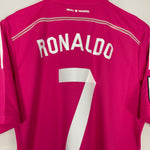 Shop 2014/15 REAL MADRID RONALDO #7 AWAY SHIRT (M) ADIDAS, classic football shirts, vintage football shirts & retro soccer jerseys at Cult Kits