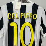 Shop 2009/10 JUVENTUS DEL PIERO #10 *BNWT* HOME SHIRT (S) NIKE, classic football shirts, vintage football shirts & retro soccer jerseys at Cult Kits
