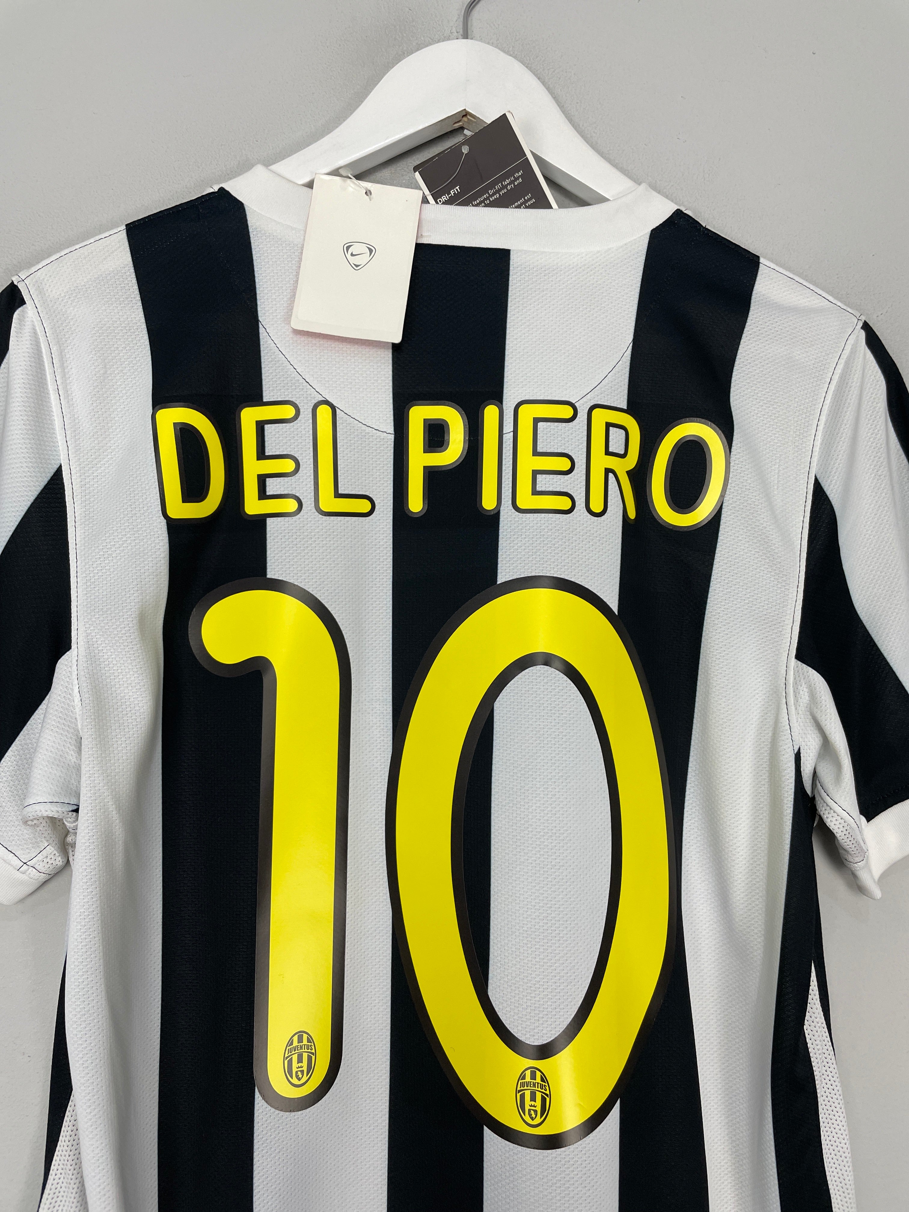 Shop 2009/10 JUVENTUS DEL PIERO #10 *BNWT* HOME SHIRT (S) NIKE, classic football shirts, vintage football shirts & retro soccer jerseys at Cult Kits