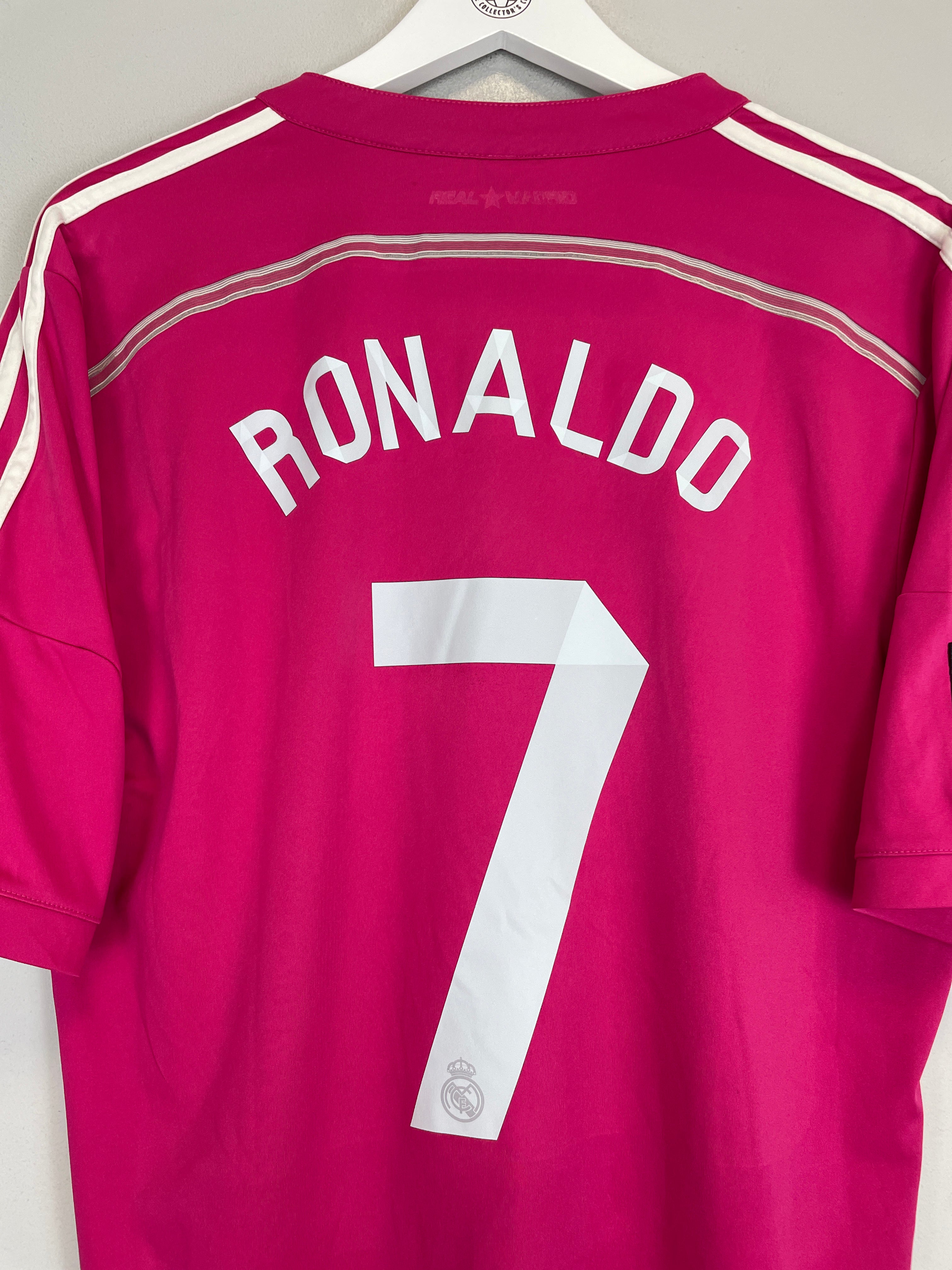 Shop 2014/15 REAL MADRID RONALDO #7 AWAY SHIRT (L) ADIDAS, classic football shirts, vintage football shirts & retro soccer jerseys at Cult Kits