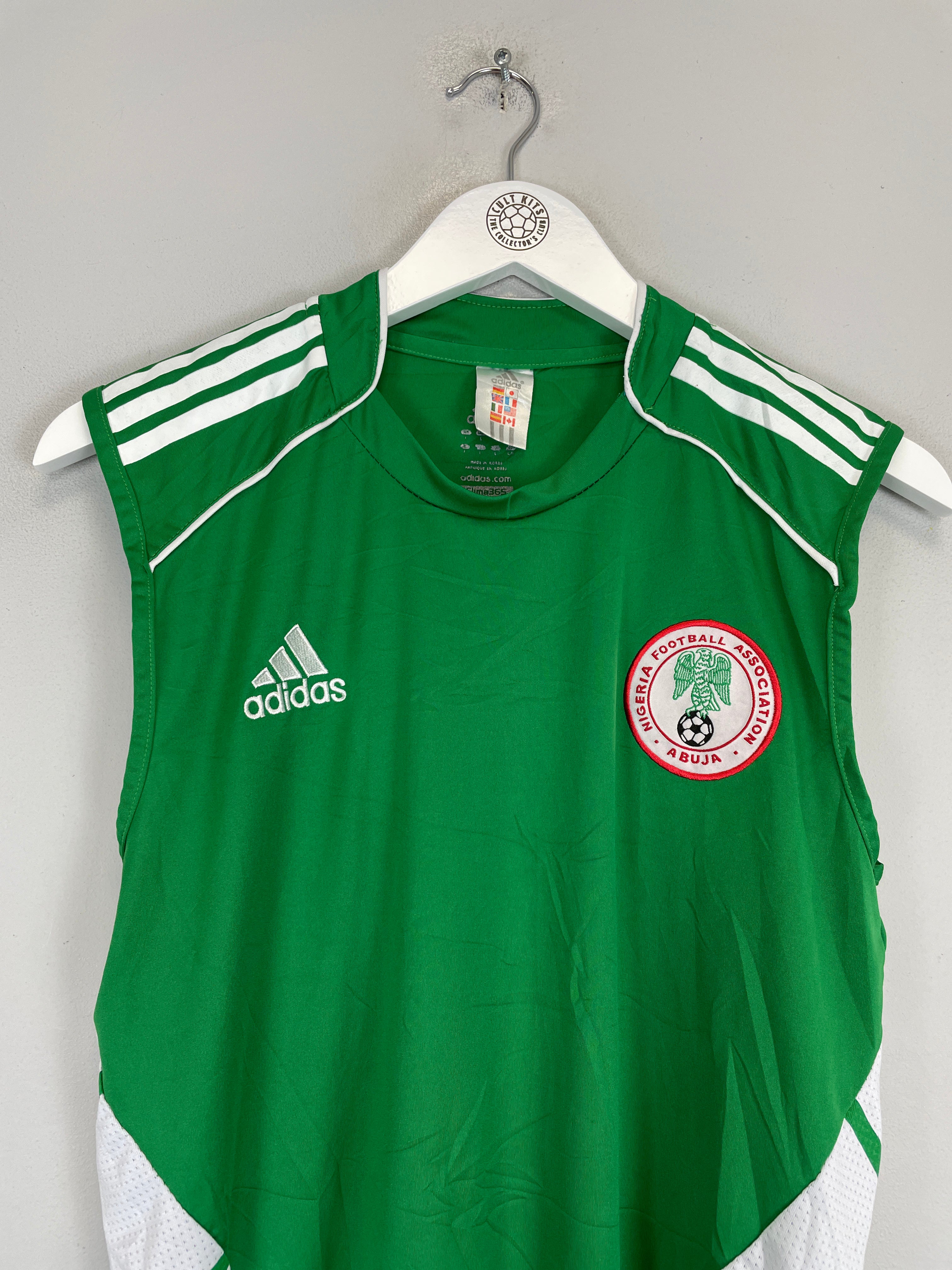 Shop 2008/09 NIGERIA TRAINING VEST (L) ADIDAS, classic football shirts, vintage football shirts & retro soccer jerseys at Cult Kits