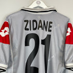 Shop 2000/01 JUVENTUS ZIDANE #21 THIRD SHIRT (M) LOTTO, classic football shirts, vintage football shirts & retro soccer jerseys at Cult Kits