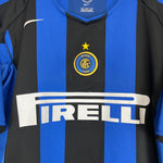 Shop 2004/05 INTER MILAN ADRIANO #10 HOME SHIRT (L) NIKE, classic football shirts, vintage football shirts & retro soccer jerseys at Cult Kits