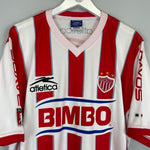 Shop 2001/02 NECAXA HOME SHIRT (XL) ATLETICA, classic football shirts, vintage football shirts & retro soccer jerseys at Cult Kits
