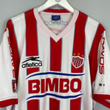 Shop 2001/02 NECAXA HOME SHIRT (XL) ATLETICA, classic football shirts, vintage football shirts & retro soccer jerseys at Cult Kits