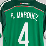 2014/15 MEXICO R.MARQUEZ #4 HOME SHIRT (M) ADIDAS
