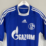 Shop 2008/10 SCHALKE RAKITIC #10 HOME SHIRT (M) ADIDAS, classic football shirts, vintage football shirts & retro soccer jerseys at Cult Kits