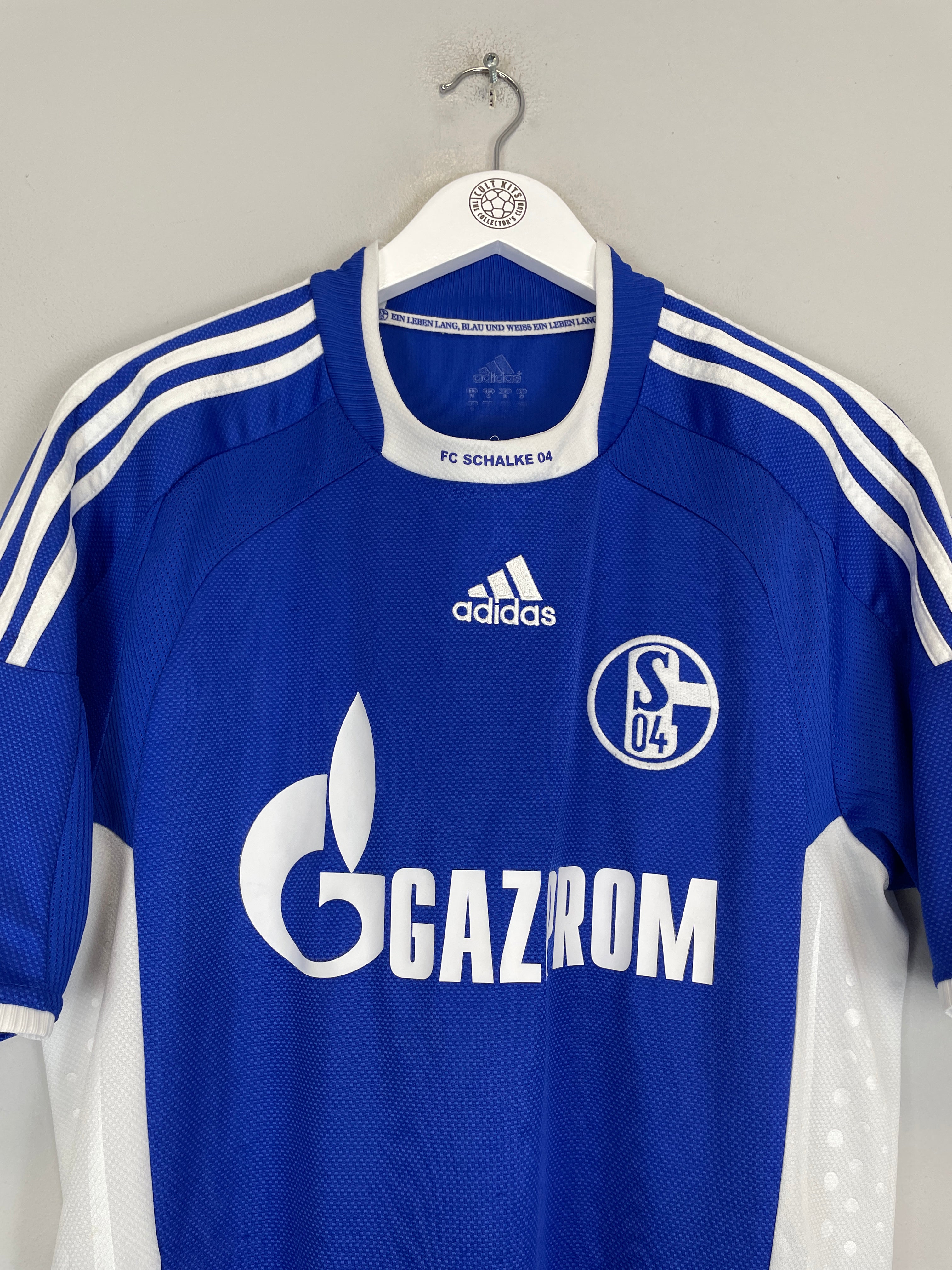 Shop 2008/10 SCHALKE RAKITIC #10 HOME SHIRT (M) ADIDAS, classic football shirts, vintage football shirts & retro soccer jerseys at Cult Kits