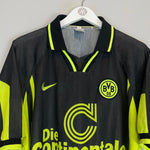 Shop 1996/97 DORTMUND AWAY SHIRT (XL) NIKE, classic football shirts, vintage football shirts & retro soccer jerseys at Cult Kits