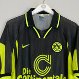 Shop 1996/97 DORTMUND AWAY SHIRT (XL) NIKE, classic football shirts, vintage football shirts & retro soccer jerseys at Cult Kits