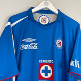 2006/08 CRUZ AZUL C.DELGADO #19 HOME SHIRT (XL) UMBRO