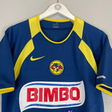 Shop 2005/06 CLUB AMERICA C.BLANCO #10 AWAY SHIRT (M) NIKE, classic football shirts, vintage football shirts & retro soccer jerseys at Cult Kits