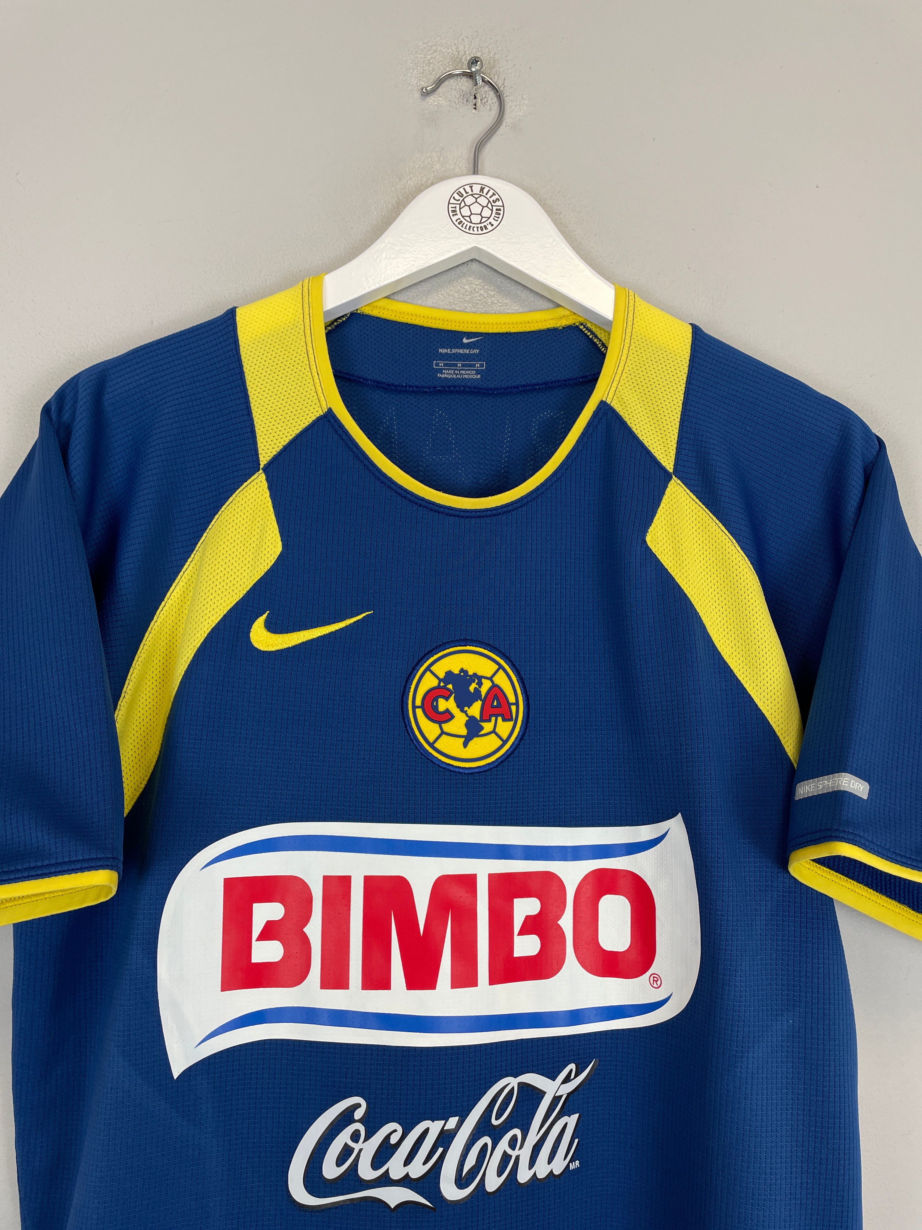 Shop 2005/06 CLUB AMERICA C.BLANCO #10 AWAY SHIRT (M) NIKE, classic football shirts, vintage football shirts & retro soccer jerseys at Cult Kits