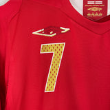 Shop 2006/08 ENGLAND BECKHAM #7 AWAY SHIRT (M) UMBRO, classic football shirts, vintage football shirts & retro soccer jerseys at Cult Kits