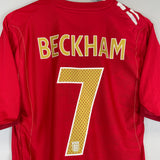 Shop 2006/08 ENGLAND BECKHAM #7 AWAY SHIRT (M) UMBRO, classic football shirts, vintage football shirts & retro soccer jerseys at Cult Kits
