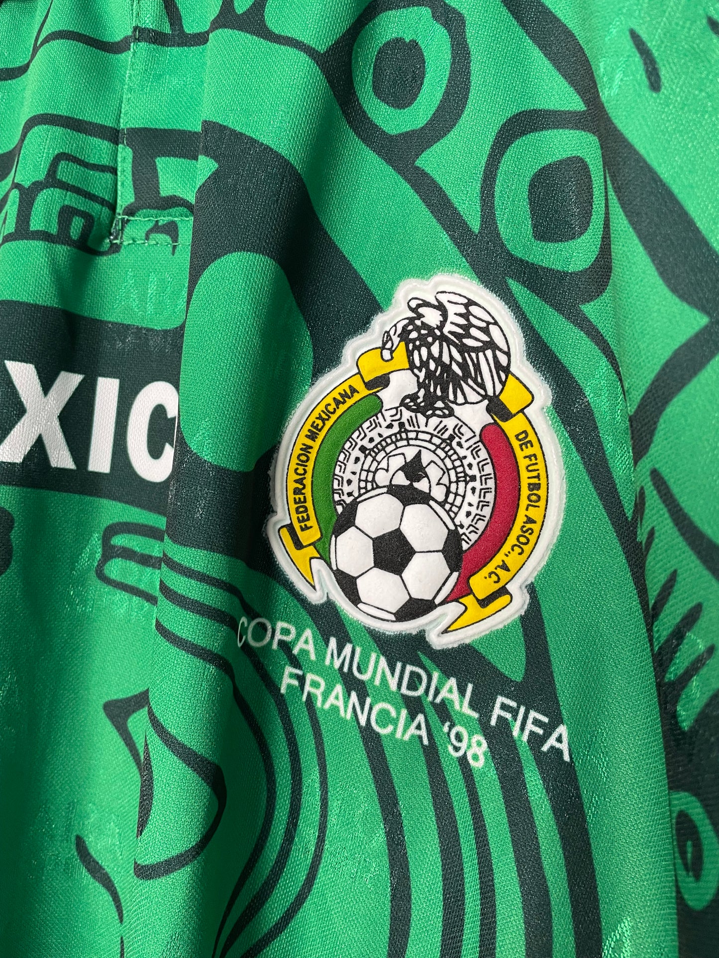 1998 MEXICO *REISSUE* L/S HOME SHIRT (MULTIPLE SIZES) ABA SPORT