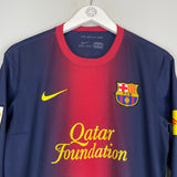 2012/13 BARCELONA MESSI #10 L/S HOME SHIRT (M) NIKE