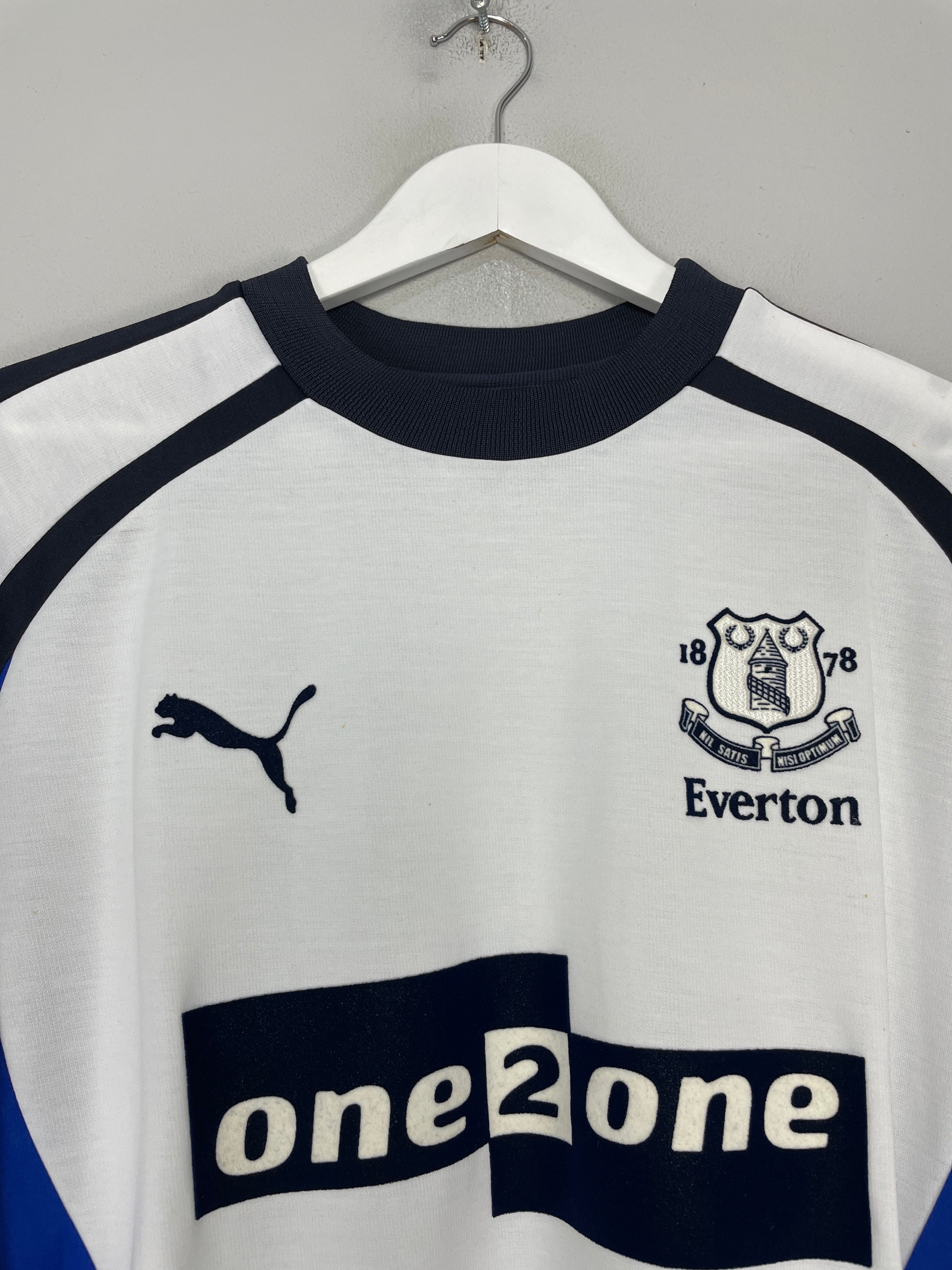 Shop 2000/01 EVERTON GK SHIRT (L) PUMA, classic football shirts, vintage football shirts & retro soccer jerseys at Cult Kits