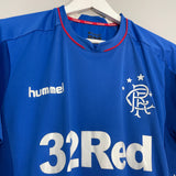 2018/19 RANGERS HOME SHIRT (M) HUMMEL