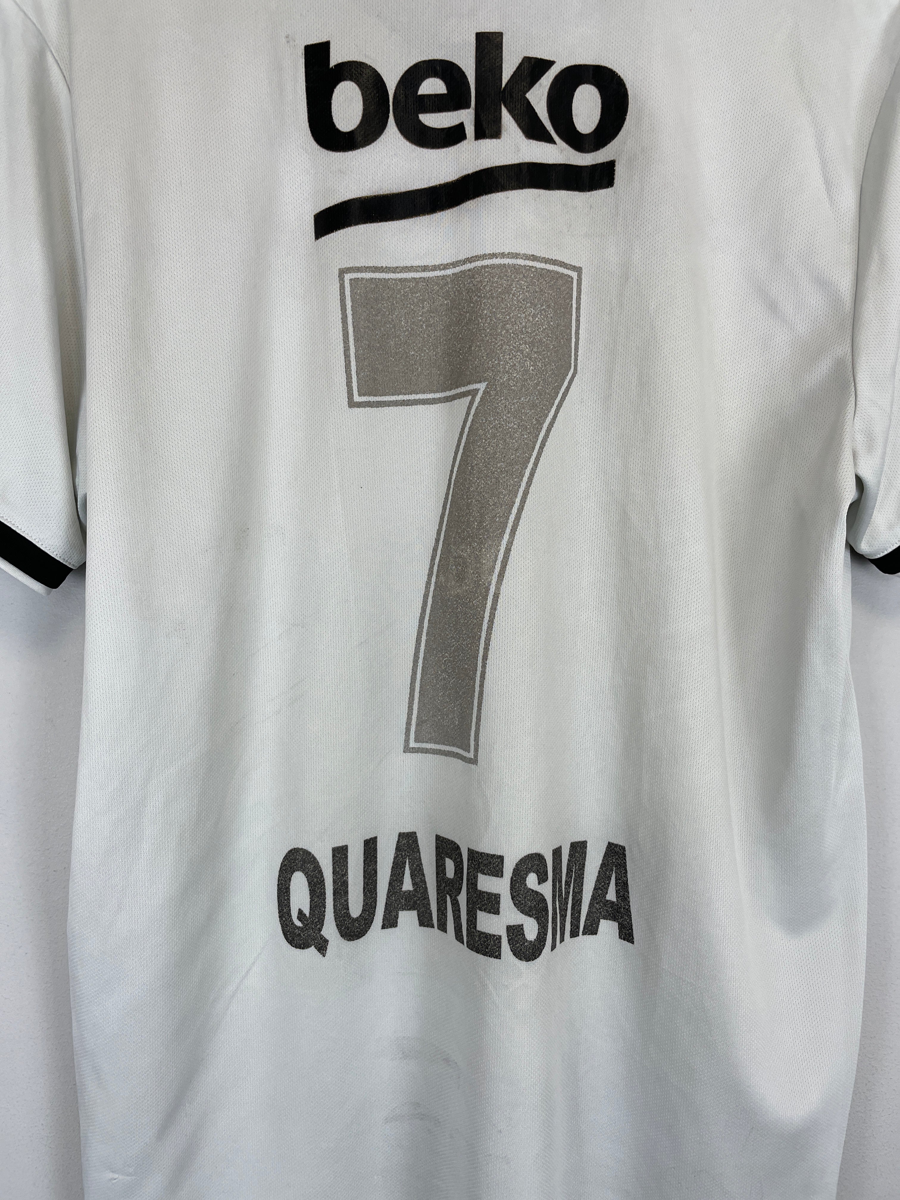 Shop 2018/19 BESIKTAS QUARESMA #7 HOME SHIRT (L) ADIDAS, classic football shirts, vintage football shirts & retro soccer jerseys at Cult Kits