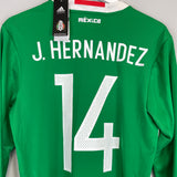 2016/17 MEXICO J.HERNANDEZ #14 *BNWT* L/S HOME SHIRT (M) ADIDAS
