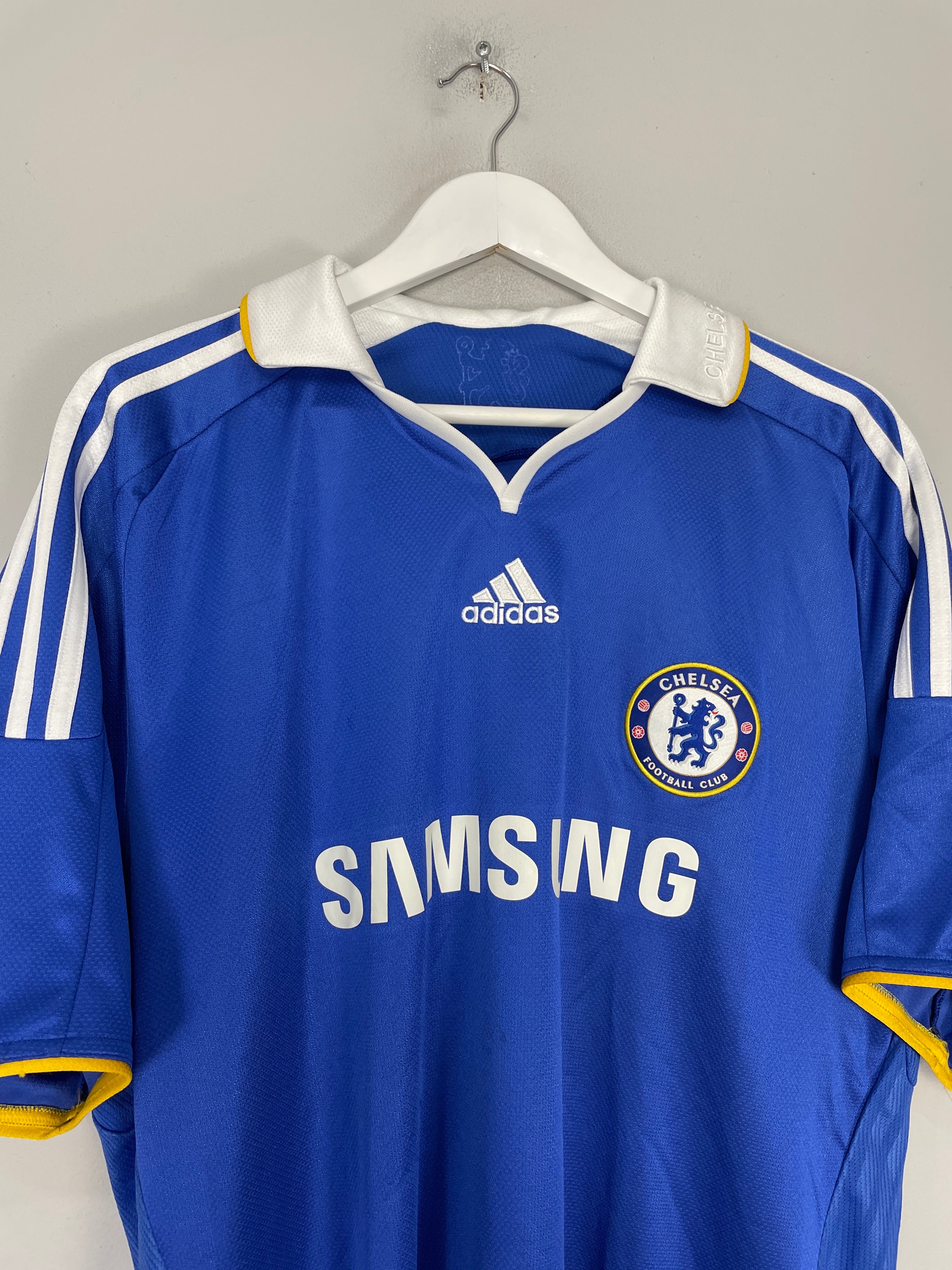 Shop 2008/09 CHELSEA DROGBA #11 HOME SHIRT (XL) ADIDAS, classic football shirts, vintage football shirts & retro soccer jerseys at Cult Kits