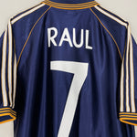 Shop 1998/99 REAL MADRID RAUL #7 THIRD SHIRT (L) ADIDAS, classic football shirts, vintage football shirts & retro soccer jerseys at Cult Kits