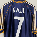 Shop 1998/99 REAL MADRID RAUL #7 THIRD SHIRT (L) ADIDAS, classic football shirts, vintage football shirts & retro soccer jerseys at Cult Kits