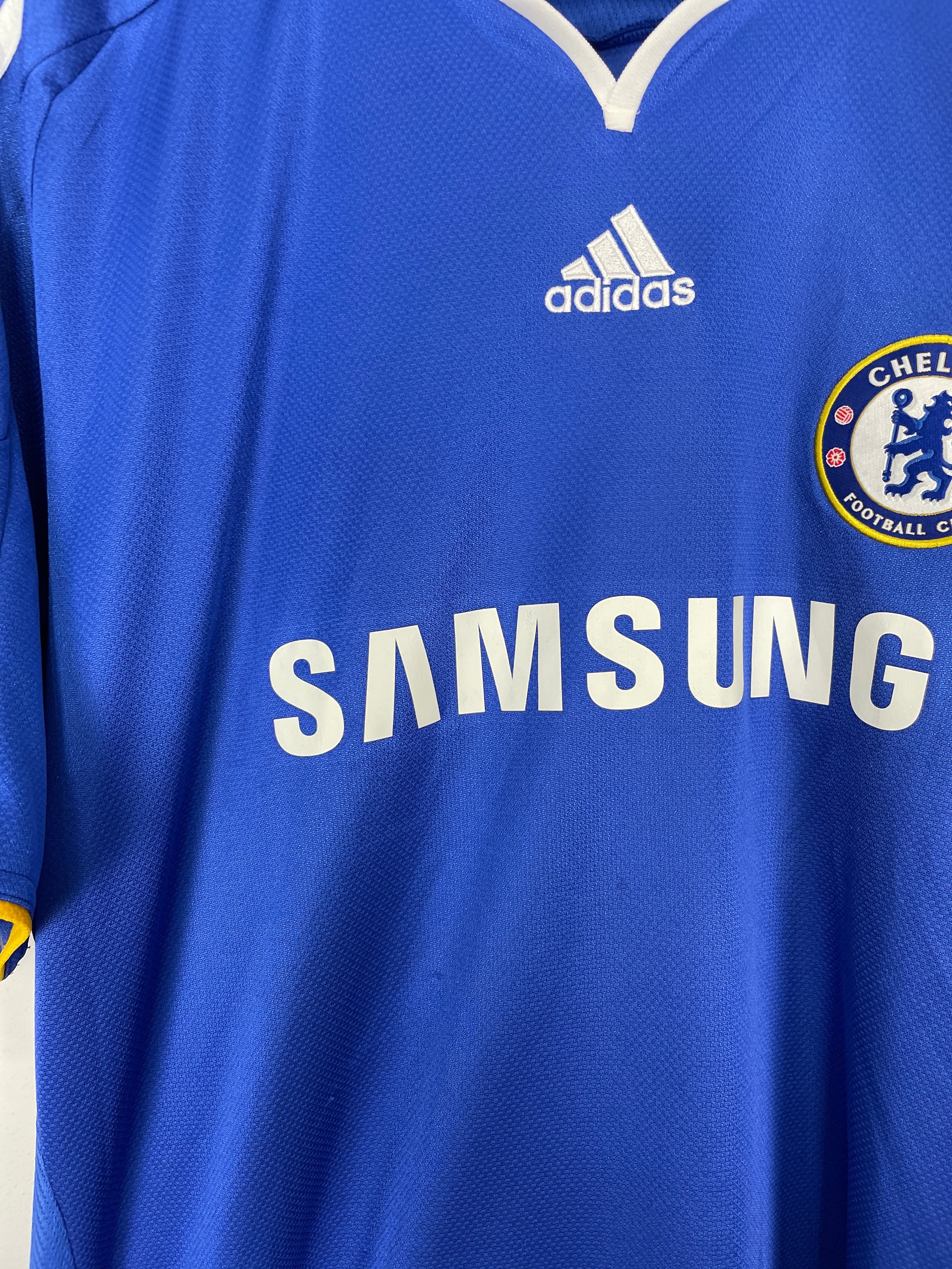 Shop 2008/09 CHELSEA DROGBA #11 HOME SHIRT (XL) ADIDAS, classic football shirts, vintage football shirts & retro soccer jerseys at Cult Kits