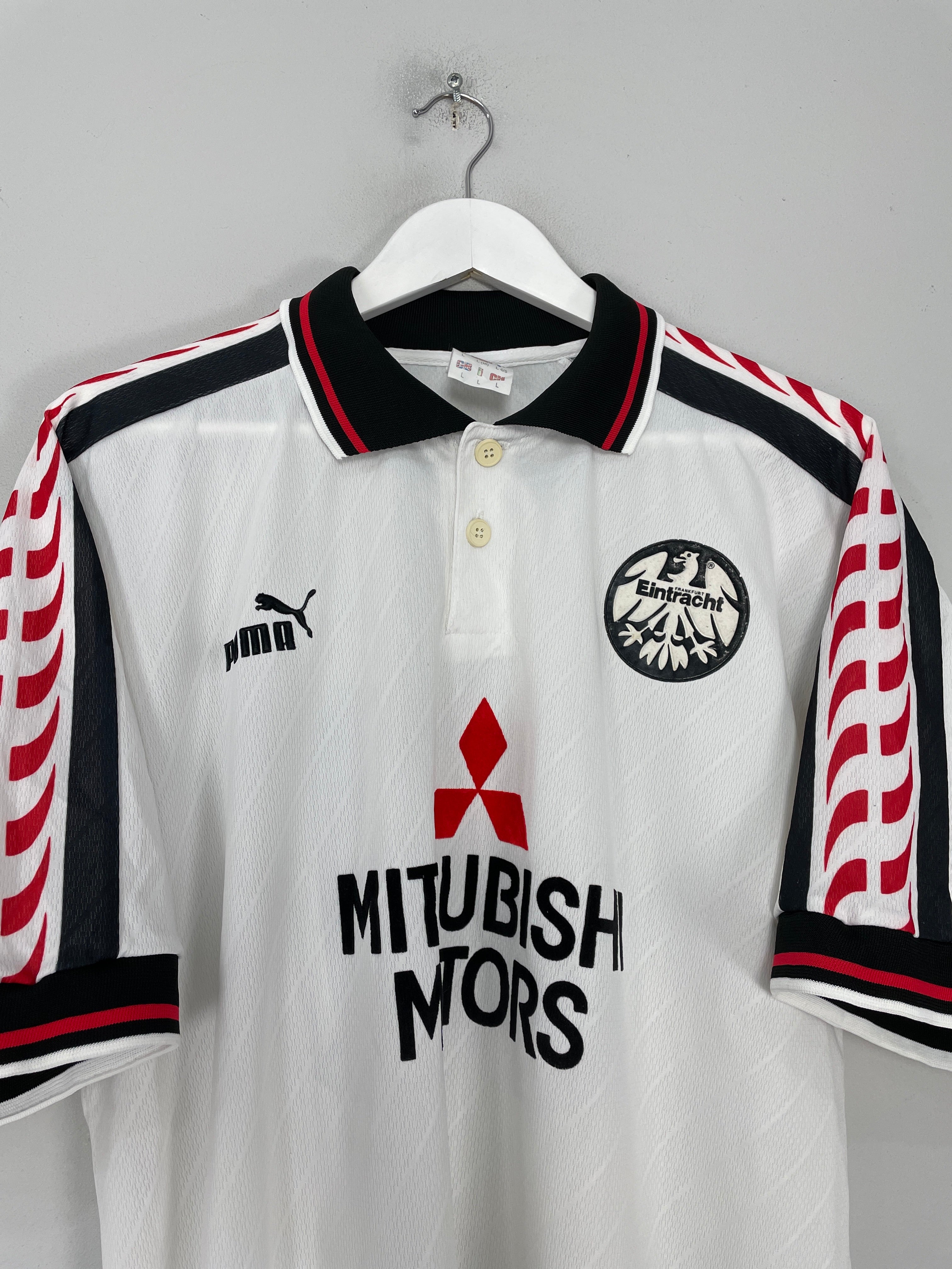 Shop 1996/98 EINTRACHT FRANKFURT #10 AWAY SHIRT (L) PUMA, classic football shirts, vintage football shirts & retro soccer jerseys at Cult Kits