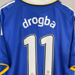 Shop 2008/09 CHELSEA DROGBA #11 HOME SHIRT (XL) ADIDAS, classic football shirts, vintage football shirts & retro soccer jerseys at Cult Kits