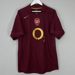 Shop 2005/06 ARSENAL HENRY #14 HOME SHIRT (L) NIKE, classic football shirts, vintage football shirts & retro soccer jerseys at Cult Kits