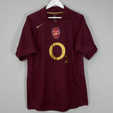 Shop 2005/06 ARSENAL HENRY #14 HOME SHIRT (L) NIKE, classic football shirts, vintage football shirts & retro soccer jerseys at Cult Kits