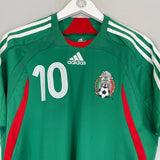 2007/08 MEXICO C.BLANCO #10 HOME SHIRT (M) ADIDAS