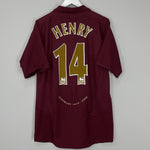 Shop 2005/06 ARSENAL HENRY #14 HOME SHIRT (L) NIKE, classic football shirts, vintage football shirts & retro soccer jerseys at Cult Kits