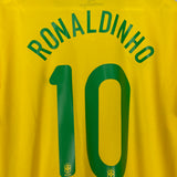 Shop 2013/14 BRAZIL RONALDINHO #10 *BNWT* HOME SHIRT (XL) NIKE, classic football shirts, vintage football shirts & retro soccer jerseys at Cult Kits