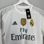 Shop 2015/16 REAL MADRID RONALDO #7 *BNWT* L/S HOME SHIRT (L) ADIDAS, classic football shirts, vintage football shirts & retro soccer jerseys at Cult Kits