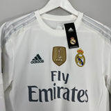Shop 2015/16 REAL MADRID RONALDO #7 *BNWT* L/S HOME SHIRT (L) ADIDAS, classic football shirts, vintage football shirts & retro soccer jerseys at Cult Kits