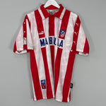 Shop 1997/98 ATLETICO MADRID VIERI #9 HOME SHIRT (L) PUMA, classic football shirts, vintage football shirts & retro soccer jerseys at Cult Kits
