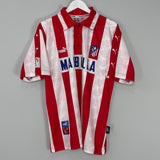 Shop 1997/98 ATLETICO MADRID VIERI #9 HOME SHIRT (L) PUMA, classic football shirts, vintage football shirts & retro soccer jerseys at Cult Kits