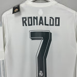 Shop 2015/16 REAL MADRID RONALDO #7 *BNWT* L/S HOME SHIRT (L) ADIDAS, classic football shirts, vintage football shirts & retro soccer jerseys at Cult Kits