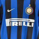Shop 2009/10 INTER MILAN ETO'O #9 HOME SHIRT (M) NIKE, classic football shirts, vintage football shirts & retro soccer jerseys at Cult Kits