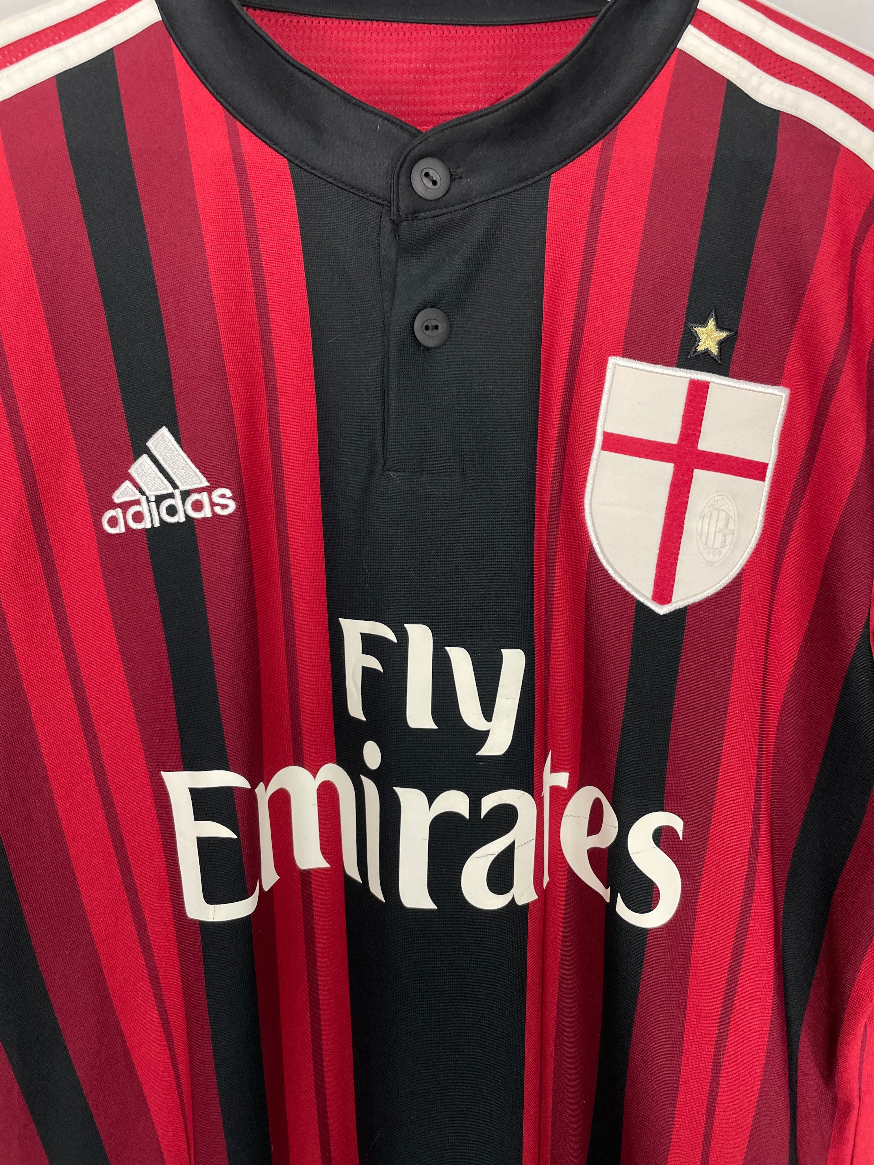 Shop 2014/15 AC MILAN KAKA #22 HOME SHIRT (L) ADIDAS, classic football shirts, vintage football shirts & retro soccer jerseys at Cult Kits