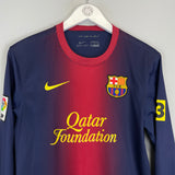 2012/13 BARCELONA MESSI #10 L/S HOME SHIRT (S) NIKE