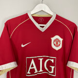 Shop 2006/07 MANCHESTER UNITED RONALDO #7 HOME SHIRT (L) NIKE, classic football shirts, vintage football shirts & retro soccer jerseys at Cult Kits
