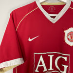 Shop 2006/07 MANCHESTER UNITED RONALDO #7 HOME SHIRT (L) NIKE, classic football shirts, vintage football shirts & retro soccer jerseys at Cult Kits