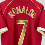 Shop 2006/07 MANCHESTER UNITED RONALDO #7 HOME SHIRT (L) NIKE, classic football shirts, vintage football shirts & retro soccer jerseys at Cult Kits